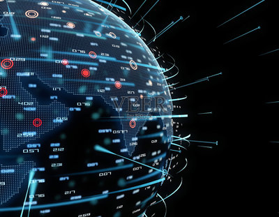 地球技術,全球網絡數據技術,信息傳輸,全球技術照片攝影